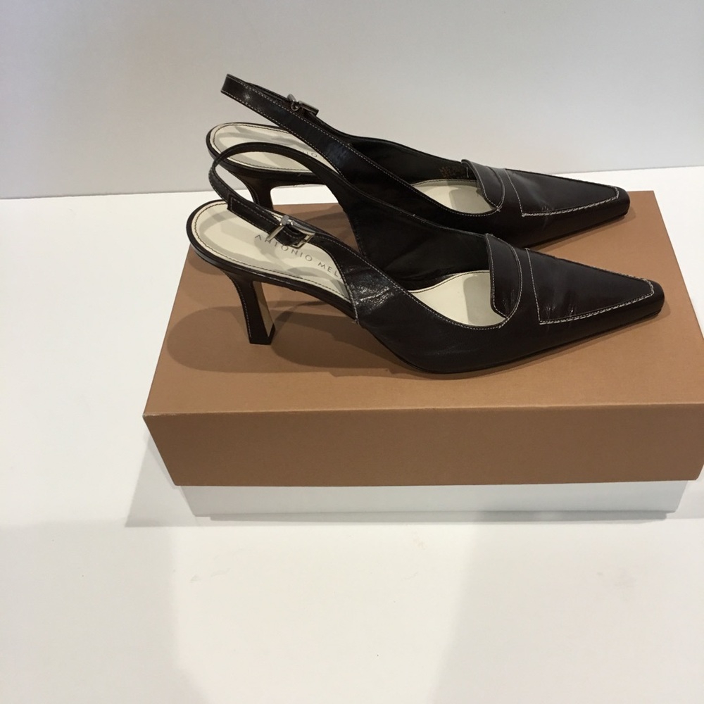 Antonio melani sling back. Size 7.5M, heels 3.5"